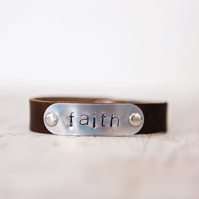 hero band stamped faith