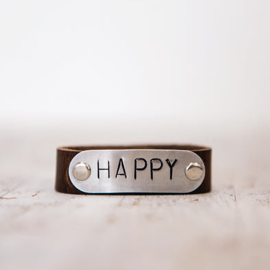 hero band stamped happy