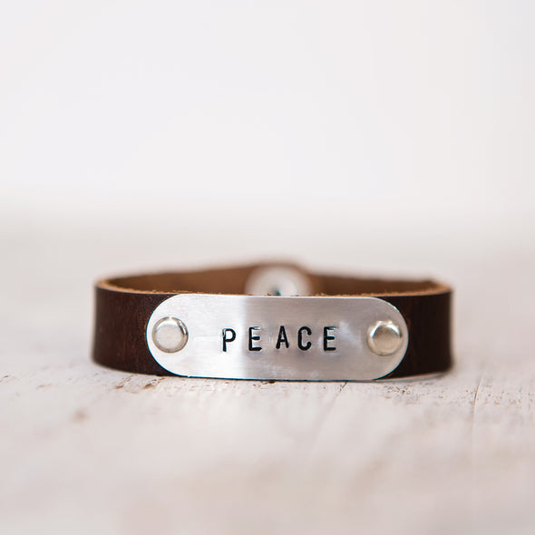hero band stamped peace