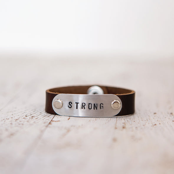hero band stamped strong